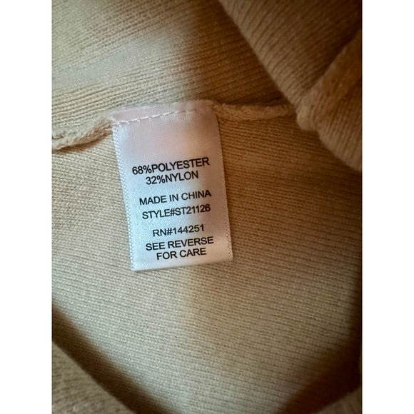 Sincerely Jules Cream Knit Wide Leg Lounge Pants Women's Size L - Picture 6 of 6